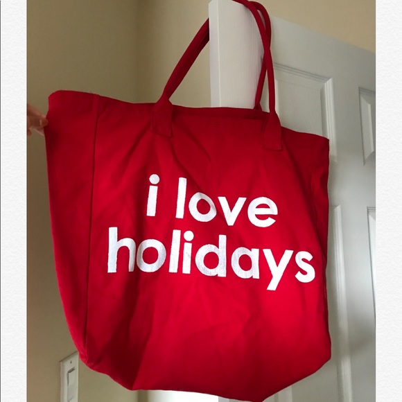 Peace Love World Handbags - Large holiday tote